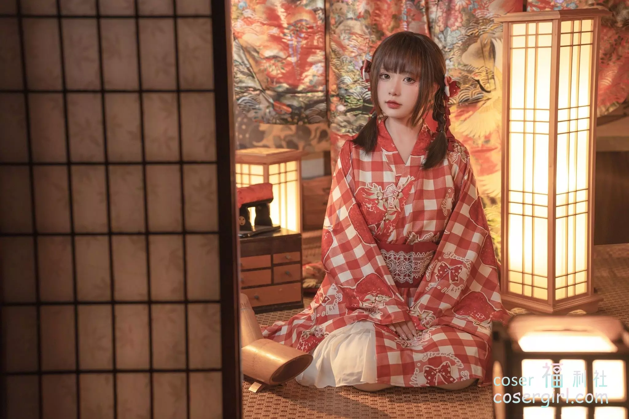 图片[7]-爆机少女喵小吉 - 和风《灼灼其华》 - coser福利社-coser福利社