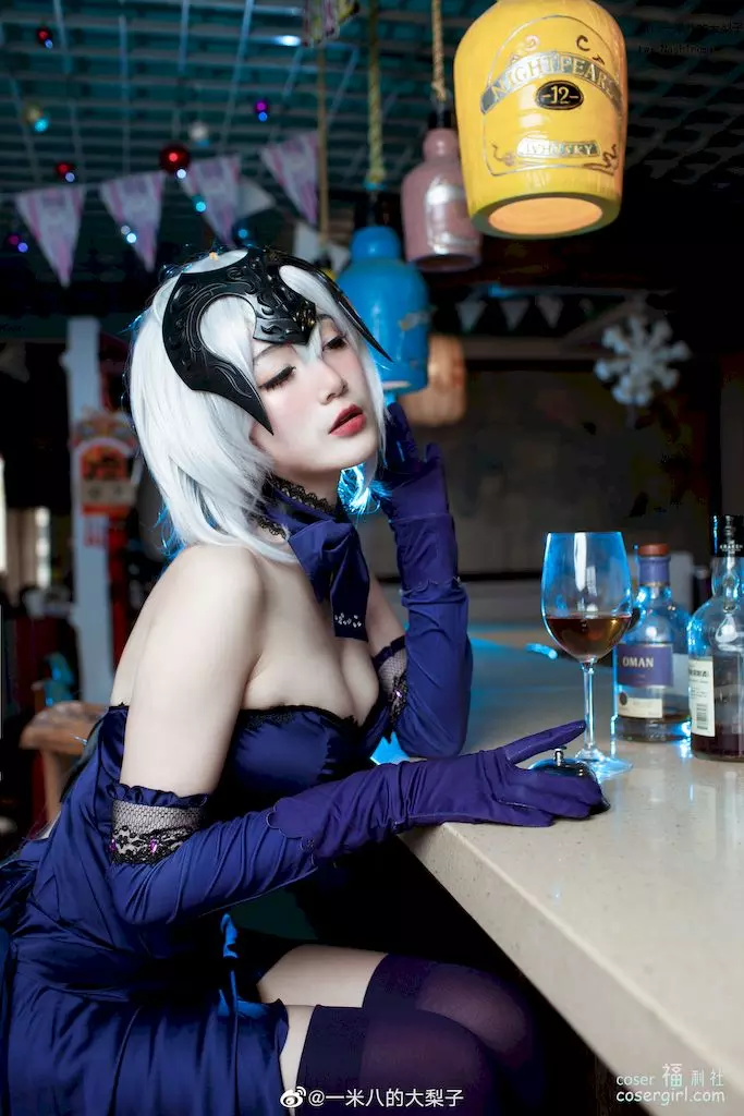 图片[5]-一米八的大梨子 No.003 黑贞·晚餐 美女图片欣赏 - coser福利社-coser福利社