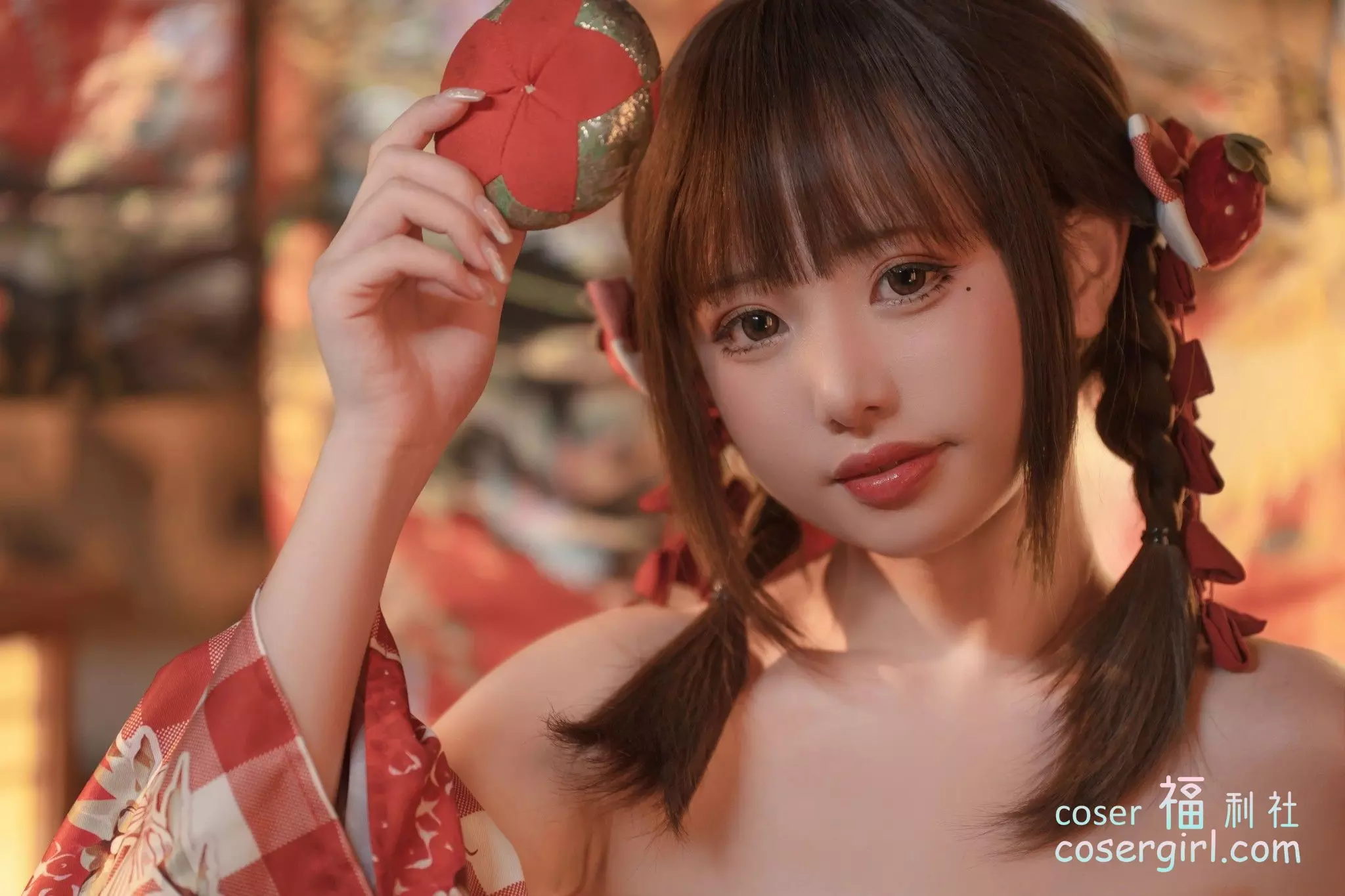 图片[3]-爆机少女喵小吉 - 和风《灼灼其华》 - coser福利社-coser福利社