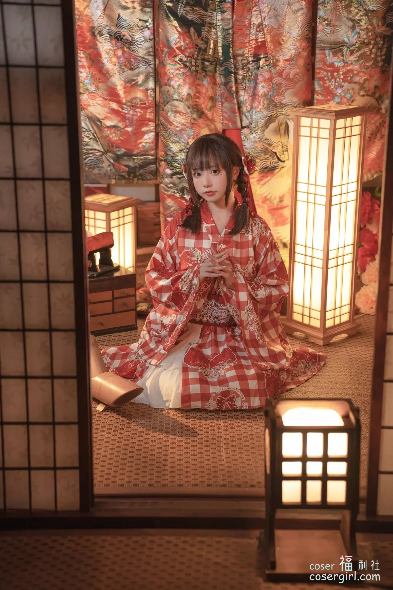 图片[8]-爆机少女喵小吉 - 和风《灼灼其华》 - coser福利社-coser福利社