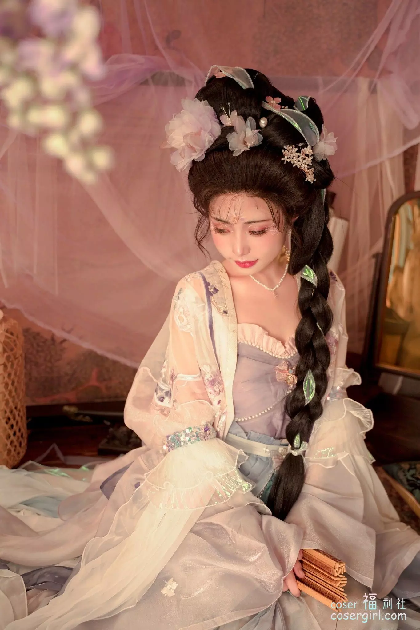 图片[1]-爆机少女喵小吉 - 国风《长相思》 - coser福利社-coser福利社