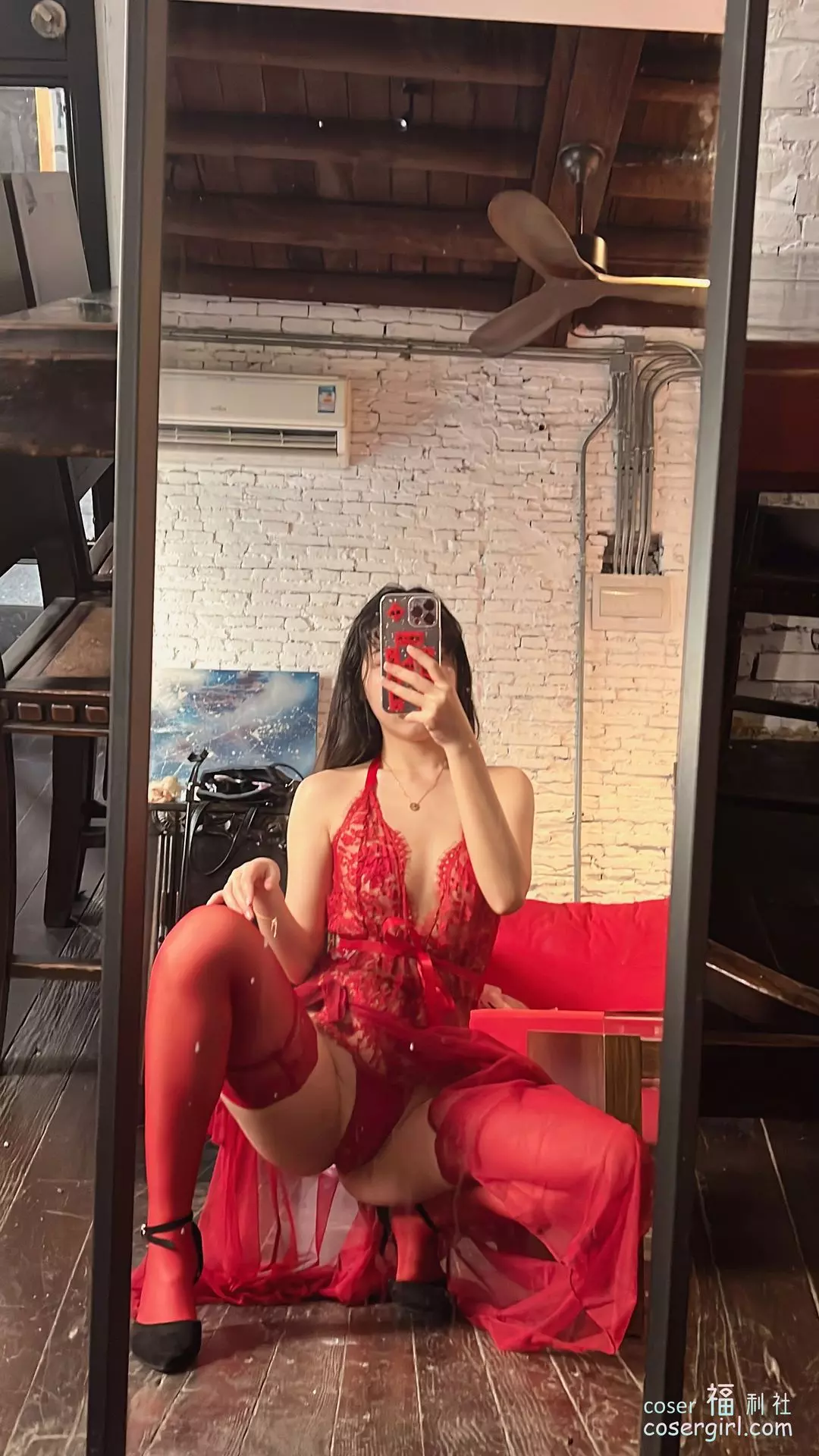 图片[7]-不呆猫 霸气红色人妻 57P美女图片欣赏 - coser福利社-coser福利社