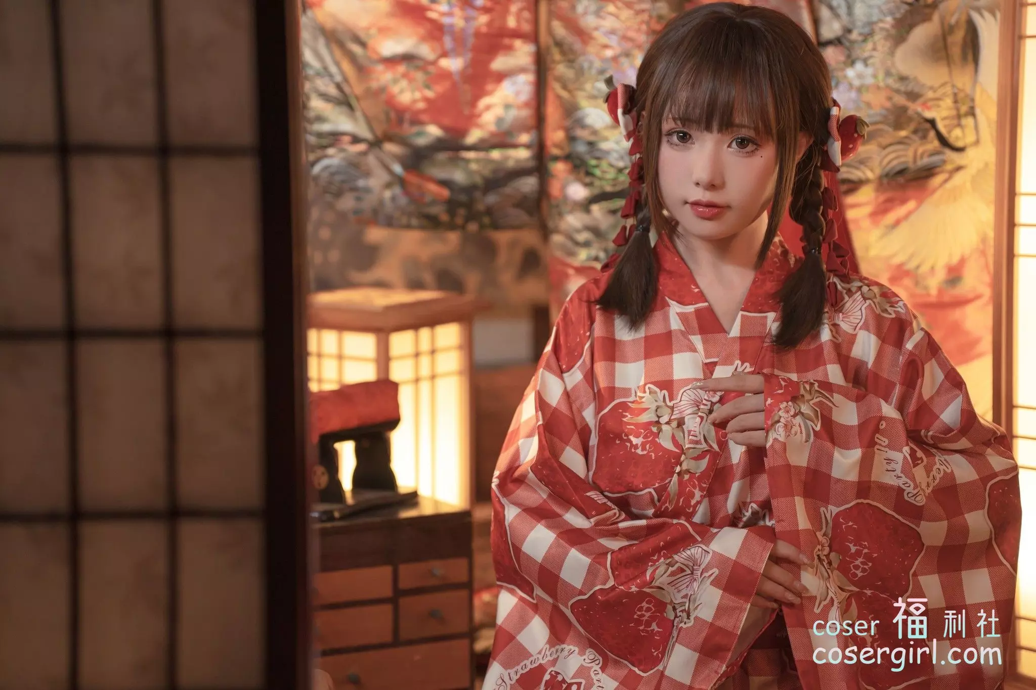 图片[4]-爆机少女喵小吉 - 和风《灼灼其华》 - coser福利社-coser福利社